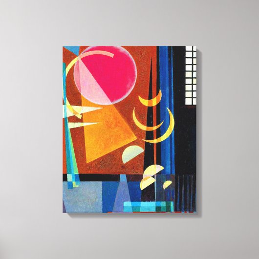 Kandinsky - Sharp Quiet Canvas Afdruk (Voorkant)