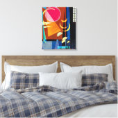 Kandinsky - Sharp Quiet Canvas Afdruk (Insitu (Slaapkamer))
