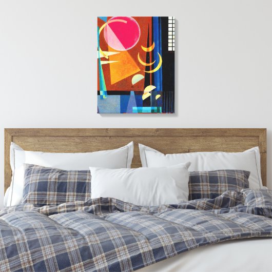 Kandinsky - Sharp Quiet Canvas Afdruk (Insitu (Slaapkamer))