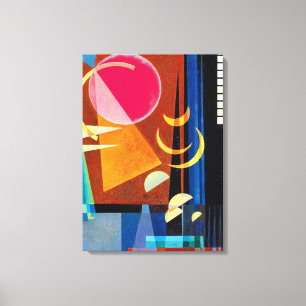 Kandinsky - Sharp Quiet Canvas Afdruk