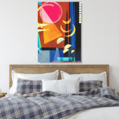 Kandinsky - Sharp Quiet Canvas Afdruk (Insitu (Slaapkamer))