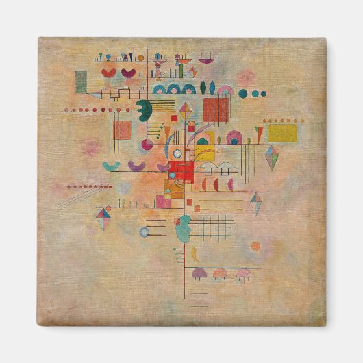 Kandinsky - sierlijke opkomst magneet (Voorkant)