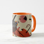 Kandinsky - Sinaasappel Mok (Voorkant rechts)