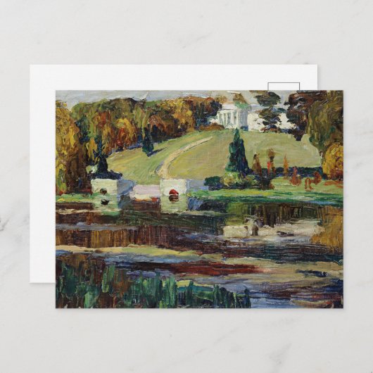 Kandinsky - Skizze fur Achtyrka-Herbst Briefkaart (Voorkant / Achterkant)