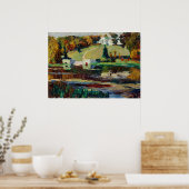 Kandinsky - Skizze fur Achtyrka-Herbst Poster (Keuken)