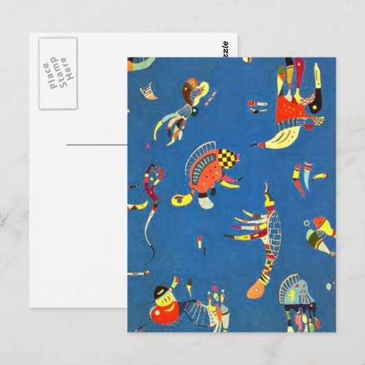 Kandinsky - Sky Blue Briefkaart (Voorkant / Achterkant)