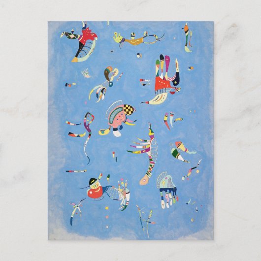 Kandinsky Sky Blue Briefkaart (Voorkant)