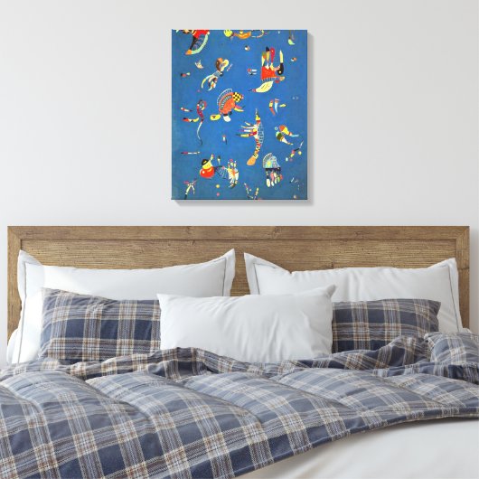 Kandinsky - Sky Blue Canvas Afdruk (Insitu (Slaapkamer))