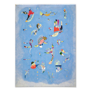 Kandinsky Sky Blue Foto Afdruk