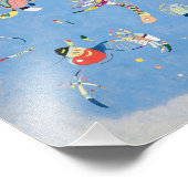 Kandinsky Sky Blue Foto Afdruk (Hoek)