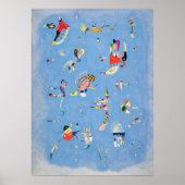 Kandinsky Sky Blue Poster (Voorkant)
