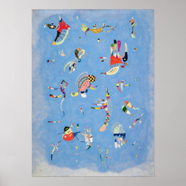 Kandinsky Sky Blue Poster