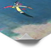 Kandinsky - Sky Blue Poster (Hoek)