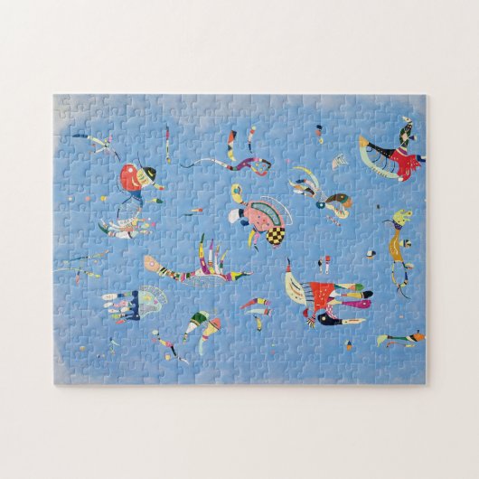 Kandinsky Sky Blue Puzzle Legpuzzel (Horizontaal)