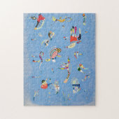 Kandinsky Sky Blue Puzzle Legpuzzel (Verticaal)