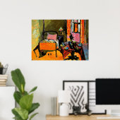 Kandinsky - Slaapkamer in Aintmillerstrasse Poster (Thuiskantoor)
