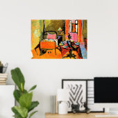 Kandinsky - Slaapkamer in Aintmillerstrasse, Poster (Thuiskantoor)