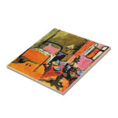 Kandinsky - Slaapkamer in Aintmillerstrasse, Tegeltje (Zijkant)