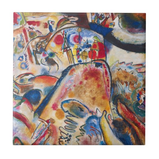 Kandinsky Small Pleasures Tile Tegeltje (Voorkant)