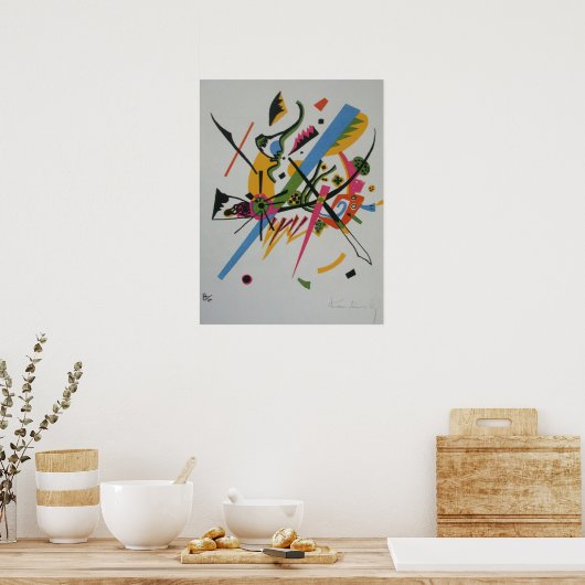 Kandinsky Small Worlds I Abstract schilderen Poster (Keuken)