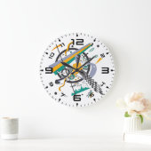 Kandinsky Small Worlds IV wandklok (Huis)