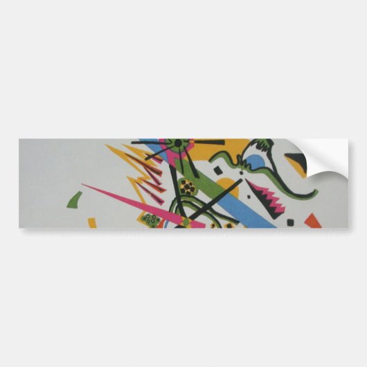 Kandinsky Small Worlds Kleine Welts I Bumpersticker (Voorkant)