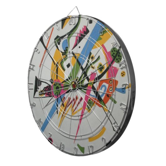 Kandinsky Small Worlds Kleine Welts I Dartbord (Voorkant Rechts)