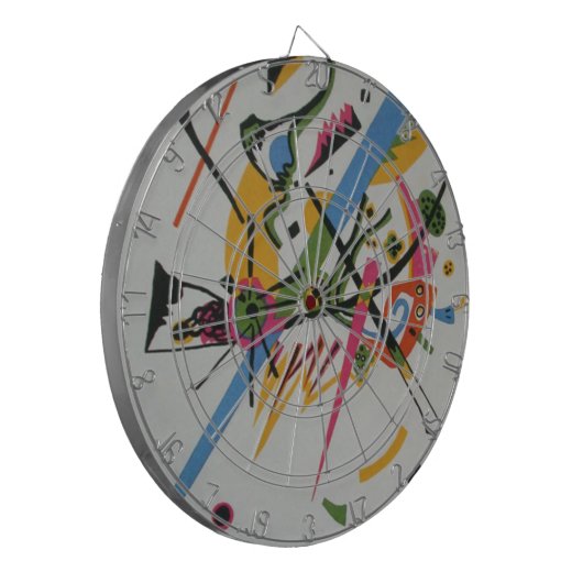 Kandinsky Small Worlds Kleine Welts I Dartbord (Voorkant Links)