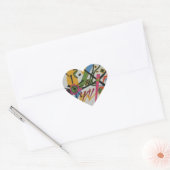 Kandinsky Small Worlds Kleine Welts I Hart Sticker (Envelop)