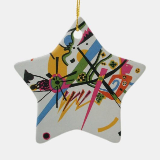 Kandinsky Small Worlds Kleine Welts I Keramisch Ornament (Voorkant)
