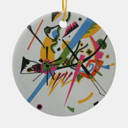 Kandinsky Small Worlds Kleine Welts I Keramisch Ornament (Voorkant)
