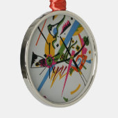 Kandinsky Small Worlds Kleine Welts I Metalen Ornament (Rechts)