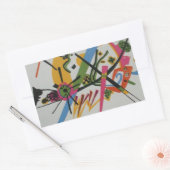Kandinsky Small Worlds Kleine Welts I Rechthoekige Sticker (Envelop)