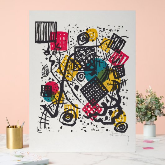 Kandinsky Small Worlds V Abstract Classic Acryl Bord (Huwelijk)