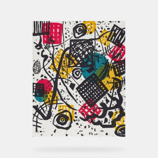 Kandinsky Small Worlds V Abstract Classic Acryl Bord (Voorkant)