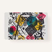 Kandinsky Small Worlds V Abstract Classic Badge (Achterkant)
