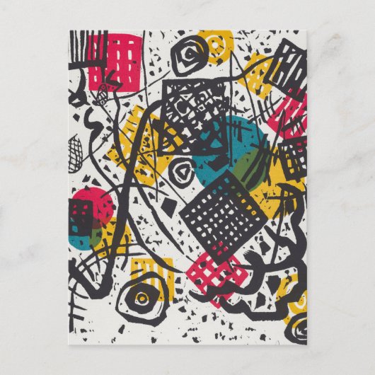 Kandinsky Small Worlds V Abstract Classic Briefkaart (Voorkant)
