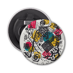 Kandinsky Small Worlds V Abstract Classic Button Flesopener