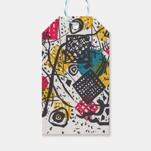 Kandinsky Small Worlds V Abstract Classic Cadeaulabel (Voorkant)