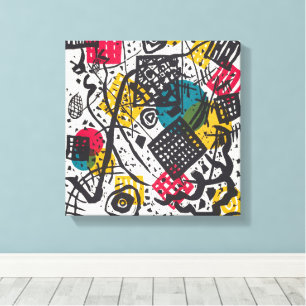 Kandinsky Small Worlds V Abstract Classic Canvas Afdruk