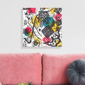 Kandinsky Small Worlds V Abstract Classic Canvas Afdruk (Insitu (Woonkamer))