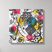 Kandinsky Small Worlds V Abstract Classic Canvas Afdruk (Voorkant)