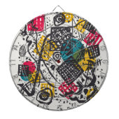 Kandinsky Small Worlds V Abstract Classic Dartbord (Voorkant)