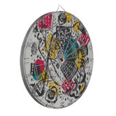 Kandinsky Small Worlds V Abstract Classic Dartbord (Voorkant Links)