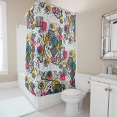 Kandinsky Small Worlds V Abstract Classic Douchegordijn (In situ)