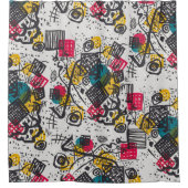 Kandinsky Small Worlds V Abstract Classic Douchegordijn (Voorkant)
