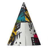 Kandinsky Small Worlds V Abstract Classic Feesthoedjes (Achterkant)