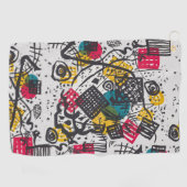 Kandinsky Small Worlds V Abstract Classic Golfhanddoek (Horizontaal)
