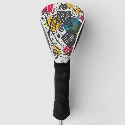 Kandinsky Small Worlds V Abstract Classic Golfheadcover (Voorkant)