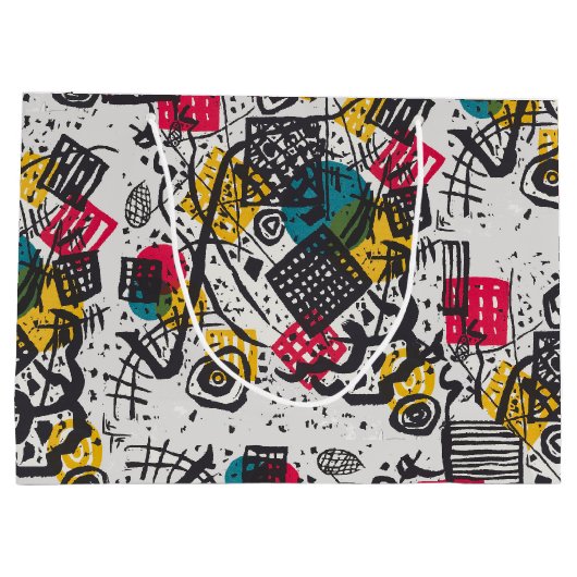 Kandinsky Small Worlds V Abstract Classic Groot Cadeauzakje (Achterkant)